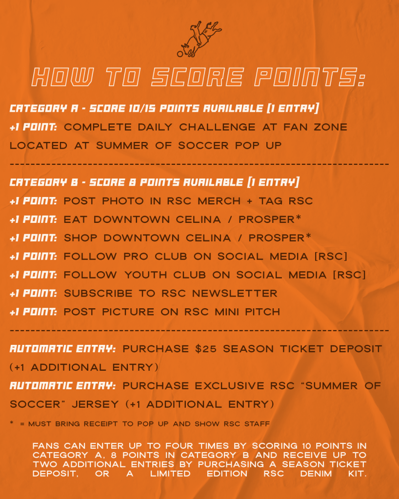 Summer of Soccer Scoring Link